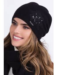 Willi Dámská jarní černá čepice