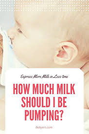 Before you return to work, if you're pumping shortly after a breastfeeding, you may only pump 0.5 ounces to 1 ounce or so per session. How Much Milk Should I Be Pumping From A Moms Pov