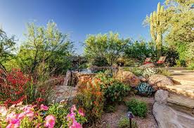 If your front yard already has a tree, adding a flower bed will give it a lot of character. Desert Landscape Ideas Yard Designs Designing Idea
