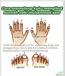 Saya ada meng'google', tapi yang ada hanya memotong kuku, melibatkan hari yang sama (isnin, khamis dan jumaat), mungkin itu sebabnya 😀 *** Facebook