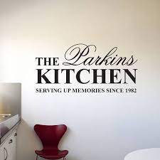 personalised kitchen wall sticker keuken stickers muurstickers muur