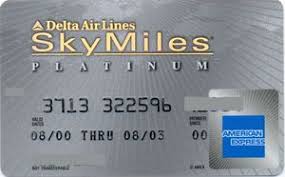The spending rewards for the delta skymiles® platinum american express card is better than your average airline card. Bank Card Delta Skymiles Amex Platinum American Express United States Of America Col Us Ae 0107