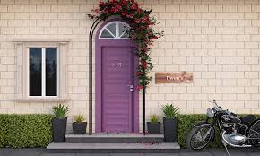 Cedar gate with arbour entrance to the backyard. Best Front Door Paint Colours For Your Home Design Cafe