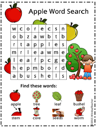 24/7 word search offers the best in online, tablet, desktop, and phone gameplay regardless if you are at home, school, work, or on the go. Apple Word Search Easy For Primary Teaching Resources