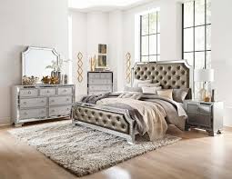 Shop with afterpay on eligible items. Avondale Vinyl Tufted Panel Bedroom Set Silver Grey By Homelegance Sohomod Com