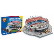 Celebrate the club's history in the fc barcelona museum; Nanostad Modell Camp Nou Fc Barcelona Stadion 109 Stuck