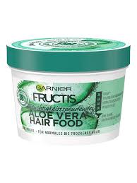 Garnier Fructis 3in1 Maske Aloe Vera Hair Food 390ml Aloe Vera For Hair Hair Food Curly Hair Care