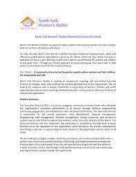 We provide experienced remote it support and solutions for growing canadian businesses. North York Women S Shelter Executive Director Job Posting