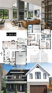 Modern Farmhouse Home Plan 4 Bedroom My Pins In 2020 Landhauser Grundriss Haus Plane Bauernhaus Plane