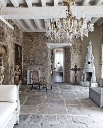 A Cool Room For Warm Temperatures Stone Houses Stone Flooring House Design