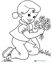 Barbie and her sisters in a pony tale. Flower Coloring Pages