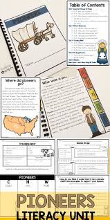 Integrate Reading Comprehension And Writing Into Your Social Studies Unit On Pioneers And Westward Exp Literacy Unit Literacy Elementary Social Studies Lessons
