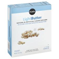Publix Popcorn Light Butter Publix Flavored Popcorn Brand Packaging