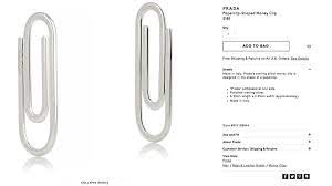 So, a paperclip that measures 3 cm in length is 30,000,000 nm long — much bigger than the viruses you measured! Prada Is Selling A Paper Clip For 185 And People Aren T Taking It Well Cnn