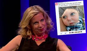 Her ban stemmed from an online altercation with welsh rugby. Katie Hopkins Sparks Outrage After Lashing Out At Disabled Baby Boy By Calling Him It Celebrity News Showbiz Tv Express Co Uk