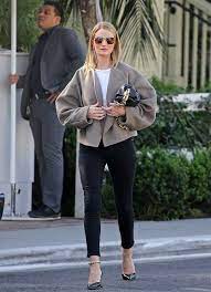 Maybe you would like to learn more about one of these? Rosie Huntington Whiteley Donning Black Leather Ankle Boots With Hig Rosie Huntington Whiteley Street Style Autumn Street Style Rosie Huntington Whiteley Style