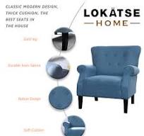 ‫Amazon.com: LOKATSE HOME Accent כיסא זרוע מודרני ספה יחיד ...‬‎