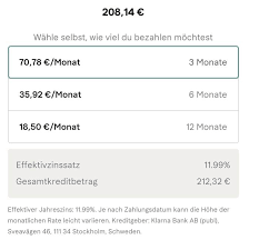 Den festen ratenkauf mit gleichbleibenden monatlichen raten über 6 bis zu 24 monate und den. Klarna Card Alles Zur Visa Kreditkarte