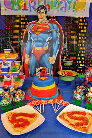 superman birthday party happy and blessed home