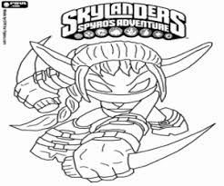 Skylanders free coloring pages, games and activities for kids. The Ninja Stealth Elf Skylander Coloring Page Printable Game