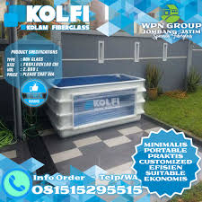 Karena melihat ikan berenang dalam kejernihan air menciptakan kesan kembali ke alam yang menenangkan. Kolam Ikan Hias Dari Material Fiberglass Chat Call Kolfi Kolam Ikan Fiberglass Minimalis Praktis Ekonomis Facebook