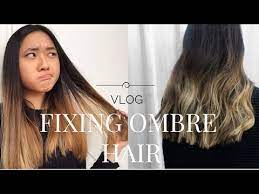 When you decide to go for ombre hair but are still a tad bit unsure about it, go for a subtle effect. Fixing My Ombre Balayage Hair Youtube