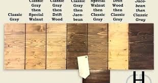 The stain will be minwax. Wood Stain Driftwood Driftwood Stain On Pine Stain Color Study Classic Grey Special Walnut Driftwood Dinin Pine Stain Colors Staining Wood Special Walnut Stain