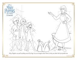 Free Disney Mary Poppins Returns Bag Coloring Page Download The Free Printable Coloring Page So Cartoon Coloring Pages Disney Coloring Pages Coloring Pages