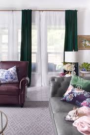 The Best Emerald Green Velvet Curtain Panels Monica Wants It Curtains Living Room Black Couch Living Room Decor Living Room Decor Colors