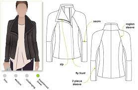 Jett Biker Jacket Jacket Pattern Sewing Jackets Diy Jacket