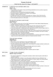 20+ quality assurance inspector resume samples to customize for your own use. Lead Quality Control Resume Samples Velvet Jobs