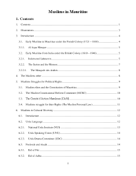 We are going to discuss in detail about the many aspects and viewpoints to give a clarified. Pdf Muslims In Mauritius Zaoul Hosanee Academia Edu