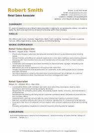 Retail resume templates to impress any employer livecareer. Retail Sales Associate Resume Samples Qwikresume