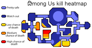 Among Us Kill Heatmap Inspired By Another Post Amongus