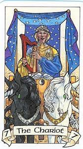 7 The Chariot Robin Wood Tarot By Robin Wood This Card Symbolizes One Of The Stages Of The Fool S Journey Towards Self Discovery The Fool Sta Tarot Cartes