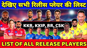 For the ipl 2021, the ipl 2021 players list all team was finalized after spending a whooping inr 140.30 crores which is a very big amount and it is also the main mumbai indians were the champions of ipl 2019 and it is of no surprise that management has opted to retain 15 players from ipl 2019 squad to. Ipl 2021 List Of All Release Players From Csk Rr Kkr Kxip Before The Ipl 2021 Auction Youtube