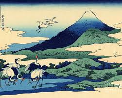 Umegawa In Sagami Province One Of Thirty Six Views Of Mount Fuji Poster By Hokusai