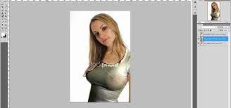 The photoshop pen tool is used here to remove the bg of an image. How To Use X Ray Techniques In Photoshop To Show Naked Skin Through Clothing Nsfw Photoshop Wonderhowto