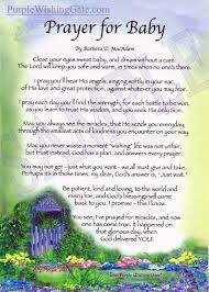 Baby Prayer Poems
