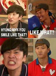 When they did meet, both their faces were flushed. Runningmanfamilycrew On Twitter Meme Lee Kwang Soo And Kim Jong Kook Face So Funny Gt Lt Gt Lt Http T Co Xtyfqdftia Twitter
