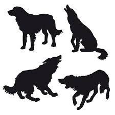 Maybe you would like to learn more about one of these? Black Dog Silhouette In Different Poses Tattoo Design Tattooimages Biz