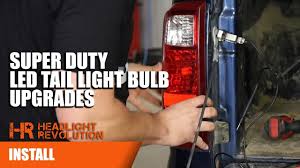 2010 2016 Ford Super Duty Led Tail Light Bulb Upgrades Super Bright Reverse And Brake
