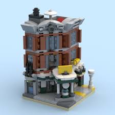 Moc Of 10264 Corner Garage To Add A 10230 Mini Modular Compatible Version Pdf Building Instruction Https Bricksafe Com Modular Mini Building Instructions