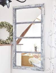 Pin On Mirrors In Old Wood Frame Old Window Frame