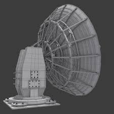 Area Of Interest This Site Shows Uv Layouts 3d Satellite Dish Sci Fi Satellite Dish Low Poly Models