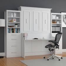 Styles including desk, sofas and bookcases. Alegra White Diy Murphy Desk Bed Queen Sleepworks New York