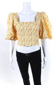 Sokie Collective Womens Top with Shoulder Pads - Bo Ditsy Floral Size XL |  eBay