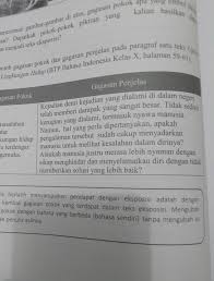 Tentukan Gagasan Gagasan Pokok Dalam Teks Tersebut Kemudian Kembangkan Kembali Gagasan Gagasan Brainly Co Id