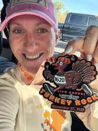completed a longer than expected turkey trot run