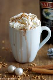 In our video below we have topped our baileys irish cream hot chocolate off with a large toasted marshmallow however you can add whatever topping you would like. Baileys Hot Chocolate Flavoured With Love